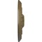 Ekena Millwork Saverne Ceiling Medallion, Hand-Painted Mississippi Mud, 18 1/2"W x 13 1/2"H x 1 7/8"P CM18SAMMF - alternate 3